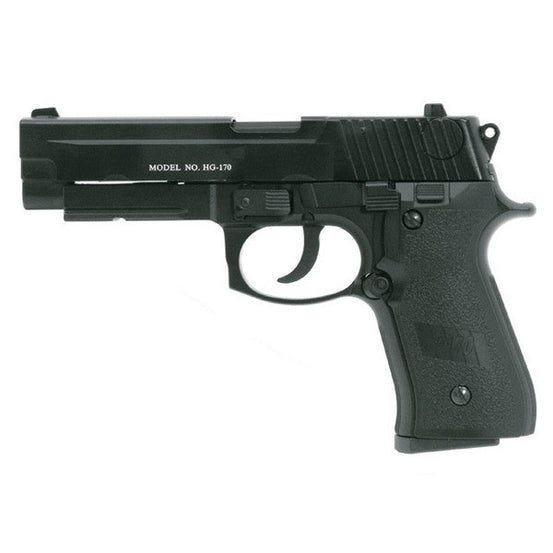 PISTOLA SOFTAIR A GAS HG 170 NERA HFC
