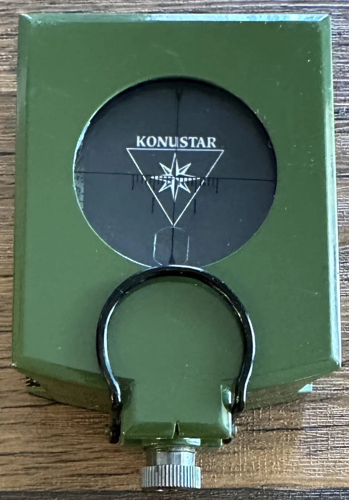 BUSSOLA MILITARE KONUSTAR 11 VERDE IN METALLO CON CLINOMETRO KONUS