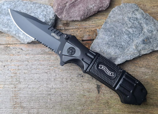 COLTELLO RICHIUDIBILE BLACK TAC WALTHER