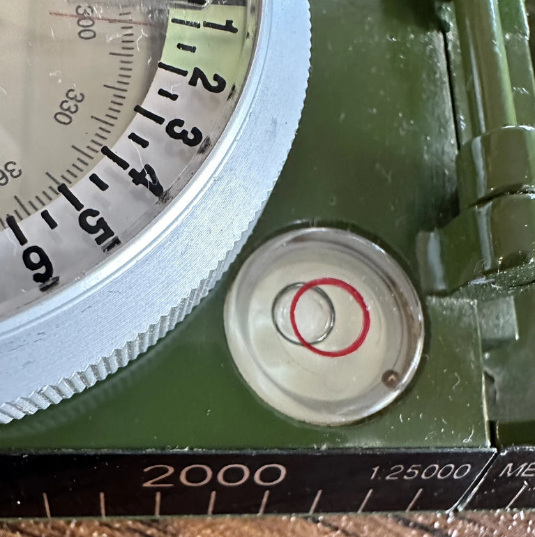 BUSSOLA MILITARE KONUSTAR 11 VERDE IN METALLO CON CLINOMETRO KONUS