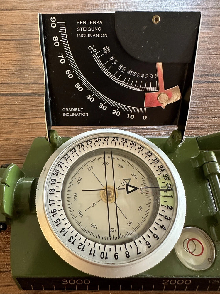 BUSSOLA MILITARE KONUSTAR 11 VERDE IN METALLO CON CLINOMETRO KONUS