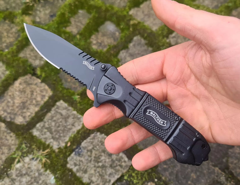 COLTELLO RICHIUDIBILE BLACK TAC WALTHER