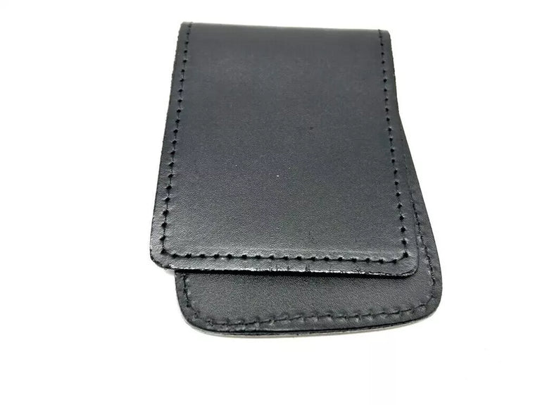 PORTA PLACCA PER CLIP METALLO  POLIZIA DI  STATO CUOIO VEGA HOLSTER
