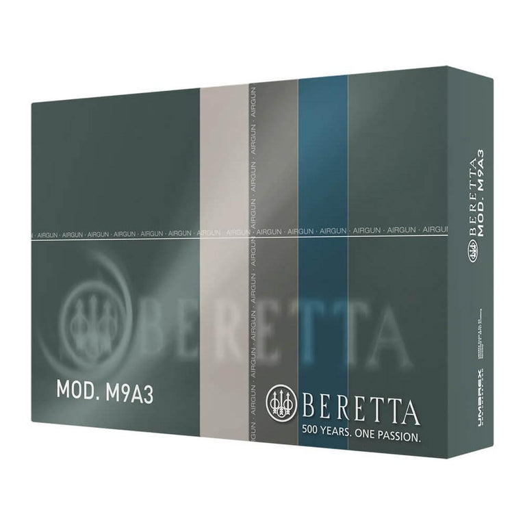 Pistola Beretta M9 A3 Colore Inox / Nero Cal.4.5 Pot.<7.5 Joule