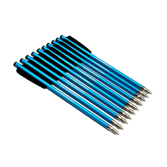 CONFEZIONE DA 10 DARDI A BUNTA IN ALLUMINIO STEAMBOW