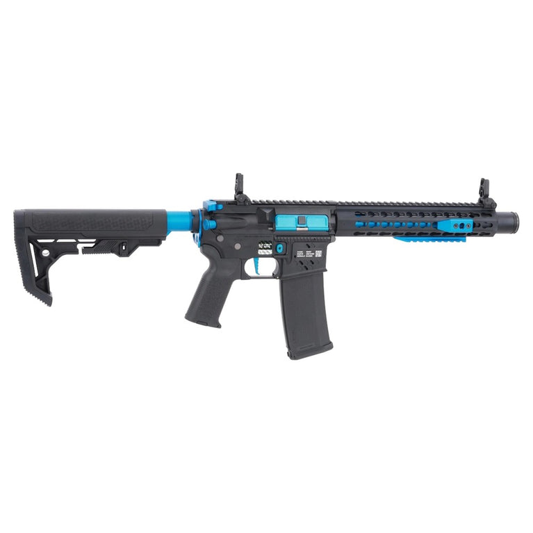 FUCILE SOFTAIR ELETTRICO SA-E40 EDGE HAL2 ETU LIGHT OPS STOCK GEN.2 NERO/BLU SPECNA ARMS