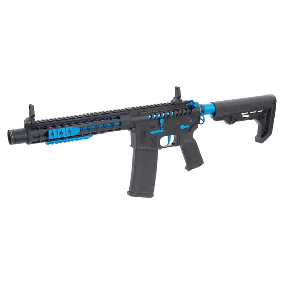 FUCILE SOFTAIR ELETTRICO SA-E40 EDGE HAL2 ETU LIGHT OPS STOCK GEN.2 NERO/BLU SPECNA ARMS