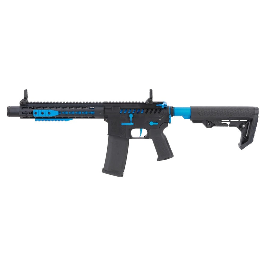 FUCILE SOFTAIR ELETTRICO SA-E40 EDGE HAL2 ETU LIGHT OPS STOCK GEN.2 NERO/BLU SPECNA ARMS