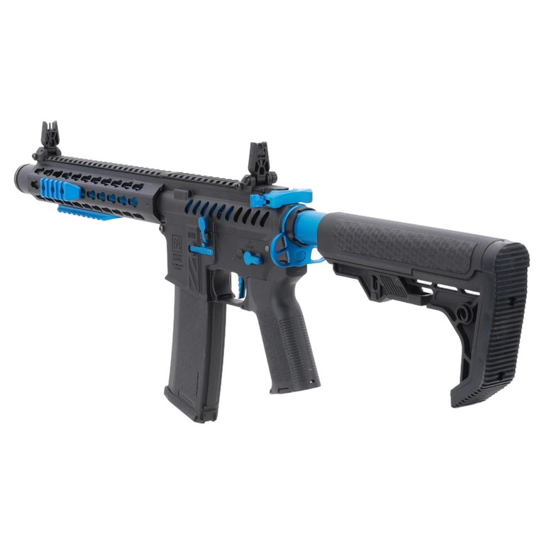 FUCILE SOFTAIR ELETTRICO SA-E40 EDGE HAL2 ETU LIGHT OPS STOCK GEN.2 NERO/BLU SPECNA ARMS