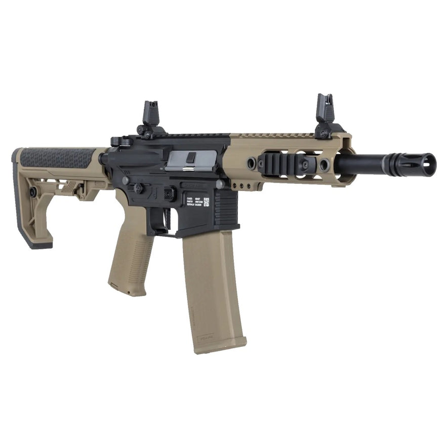 FUCILE SOFTAIR ELETTRICO SA-F04-RL FLEX GEN.2 HAL ETU CON CALCIO LIGHT OPS TAN/NERO SPECNA ARMS