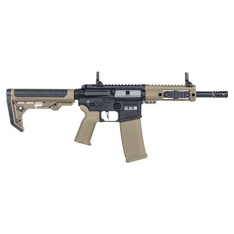 FUCILE SOFTAIR ELETTRICO SA-F04-RL FLEX GEN.2 HAL ETU CON CALCIO LIGHT OPS TAN/NERO SPECNA ARMS