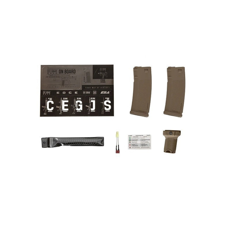 FUCILE SOFTAIR ELETTRICO SAE05L EDGE RRA TAN/NERO CON CALCIO LIGHT OPS SPECNA ARMS