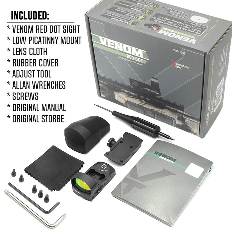 Mirino Red Dot Vortex Venom 3 Moa Black