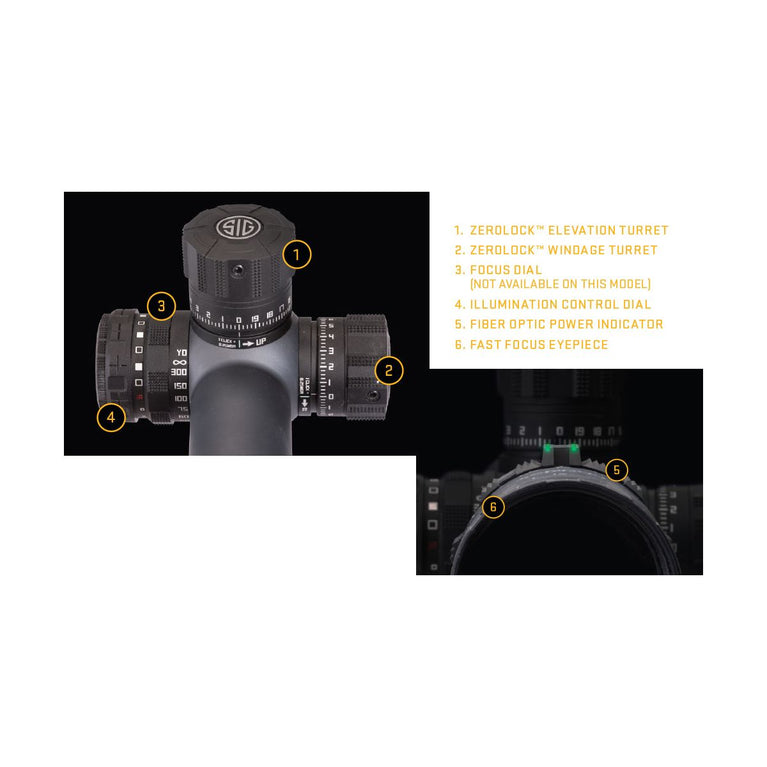 OTTICA TANGO-6 3-18X44 TRIPLX-2P-ILL-SF-30 SIG SAUER