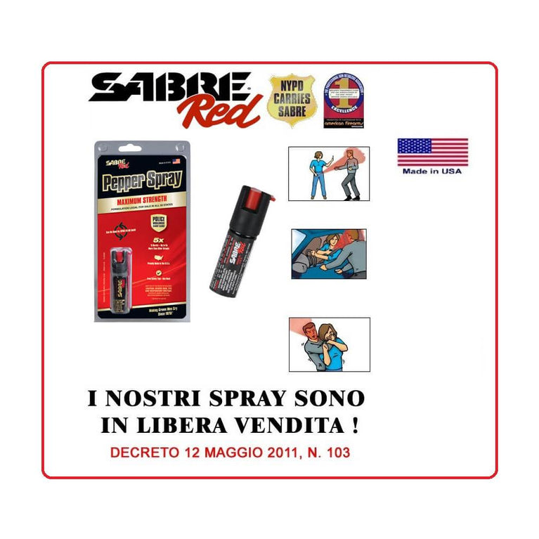 SPRAY AL PEPERONCINO CON MARCATORE UV 20ML CON CLIP T-RED