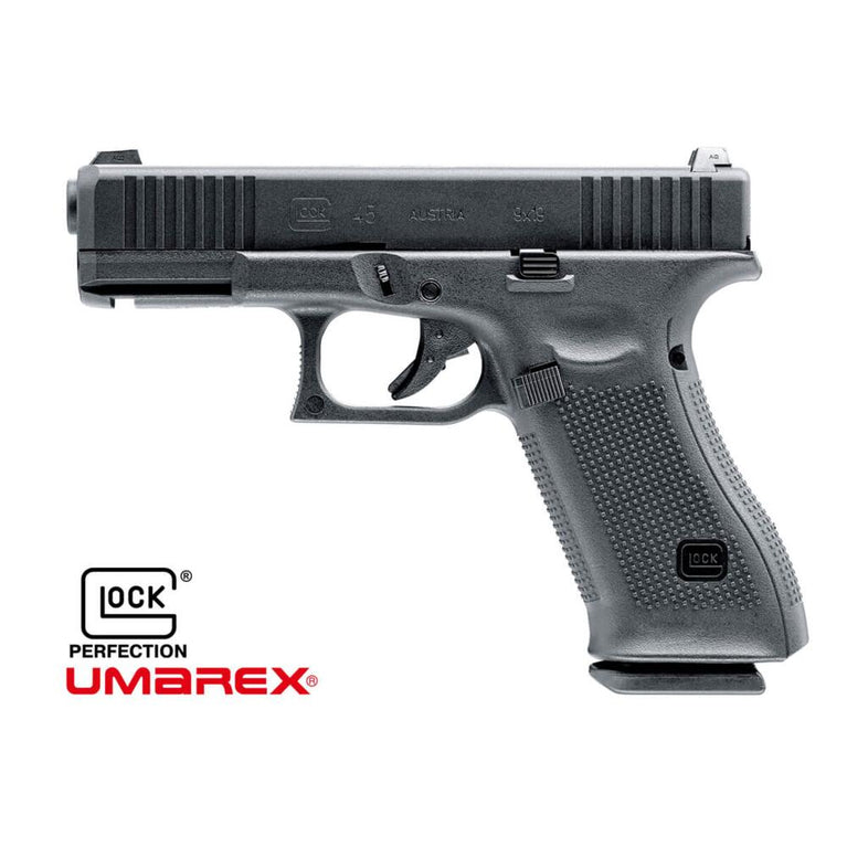 PISTOLA GLOCK 45 A GAS SCARRELLANTE CON LOGHI ORIGINALI UMAREX