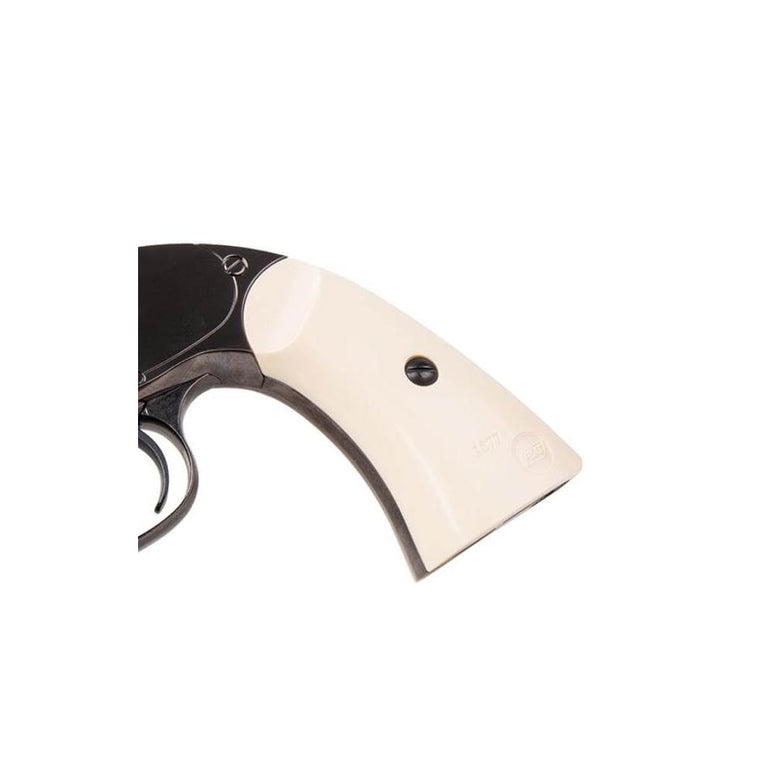 Revolver Schofield inox brunito Cal.4.5 Pot.<7.5 Joule ASG bb steel