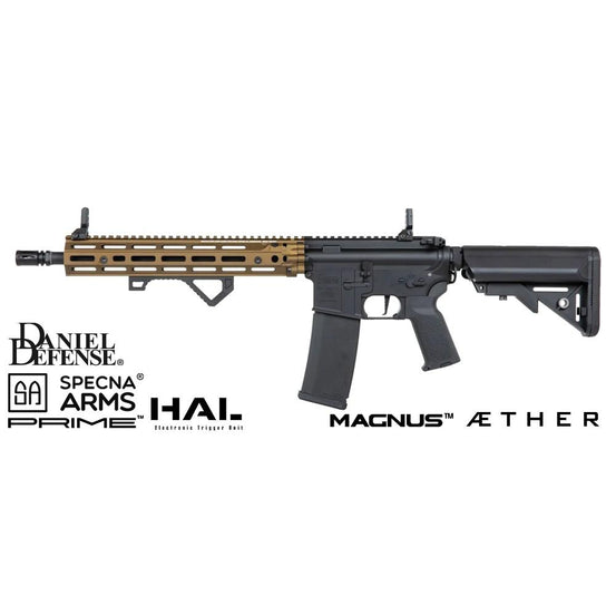 FUCILE SOFTAIR ELETTRICO DANIEL DEFENSE RIS III 12.5" SA-P28 PRIME HAL ETU CHAOS BRONZE/NERO SPECNA ARMS