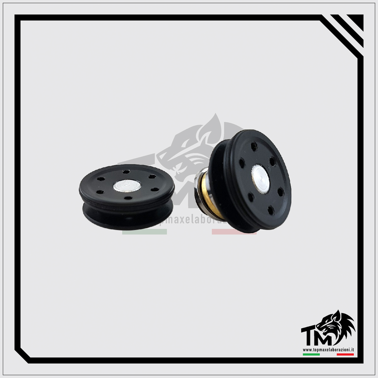 TESTA PISTONE NERA IN DELRIN TOP MAX