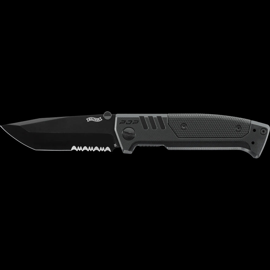 COLTELLO A LAMA TANTO RICHIUDIBILE MEZZA SEGHETTATA WALTHER