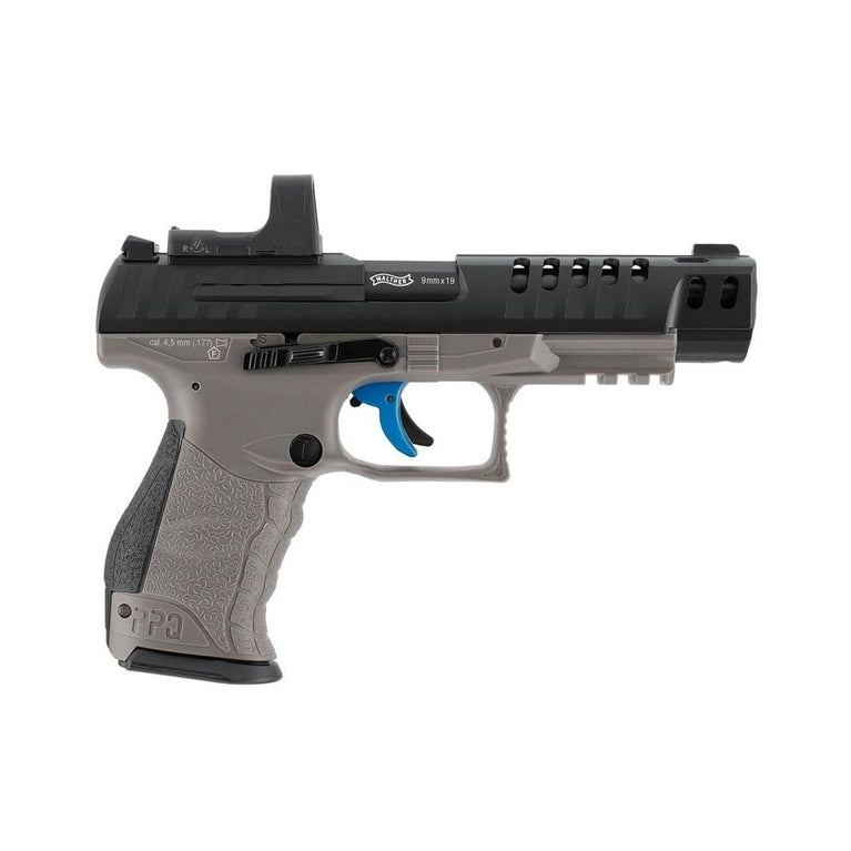 PISTOLA A CO2 WALTHER Q5 MATCH COMBO CAL. 4,5 <7,5J UMAREX