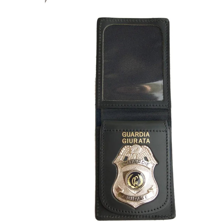 PORTAFOGLIO IN PELLE CON PATTELLA ESTRAIBILE GUARDIA GIURATA VEGA HOLSTER
