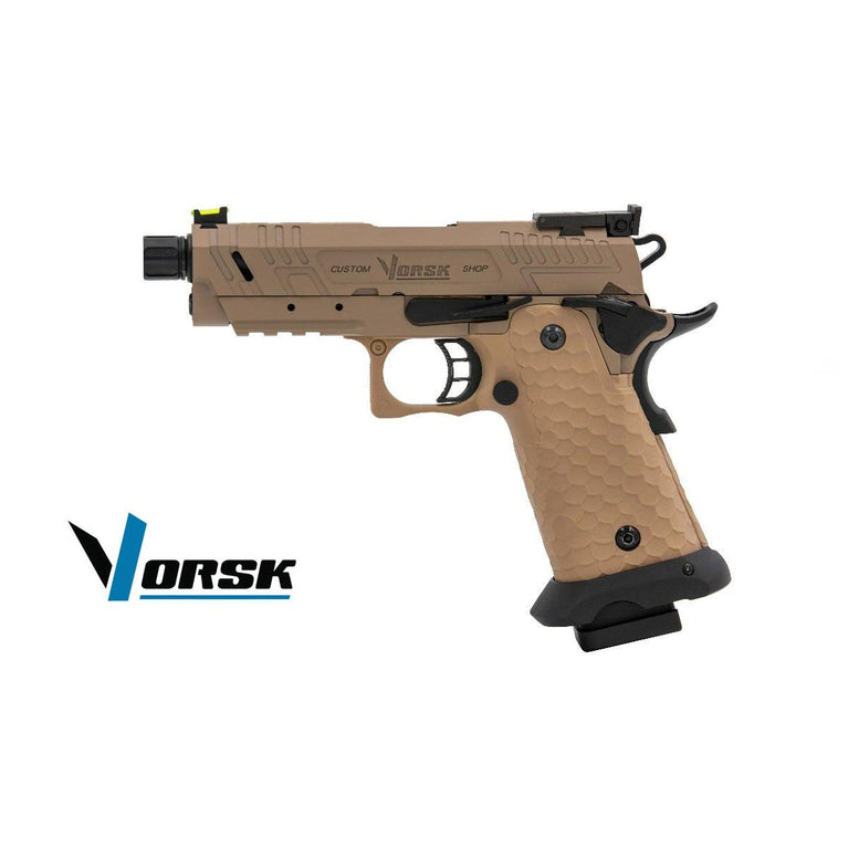 PISTOLA CS HI CAPA  VENGEANCE COMPACT TAN VORSK