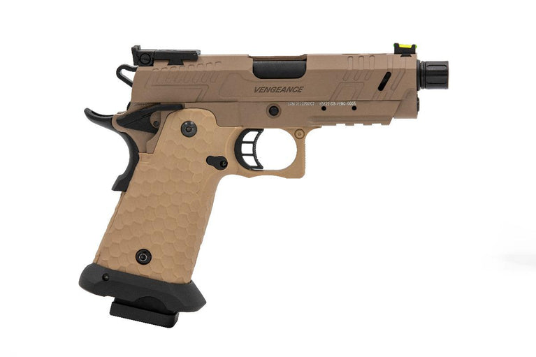 PISTOLA CS HI CAPA  VENGEANCE COMPACT TAN VORSK