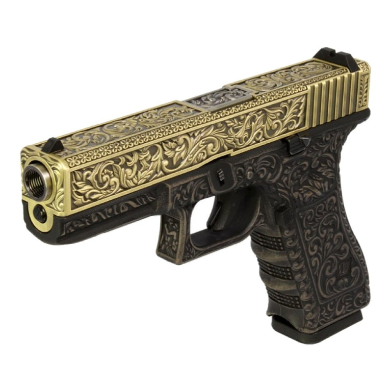 PISTOLA SOFTAIR A GAS G-17 CLASSIC BRONZE FLORAL EDITION WE