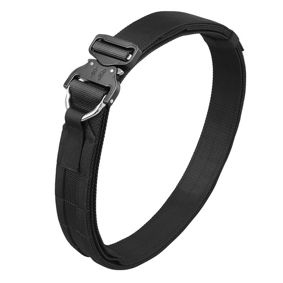 CINTURA TATTICA KNIGHT BELT NERA WOSPORT