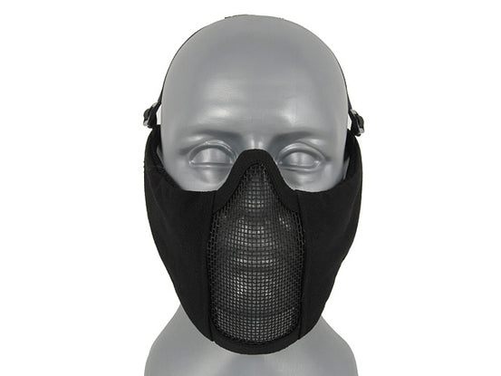 Maschera protettiva a mezza faccia NERA MESH 3.0 WOSPORT