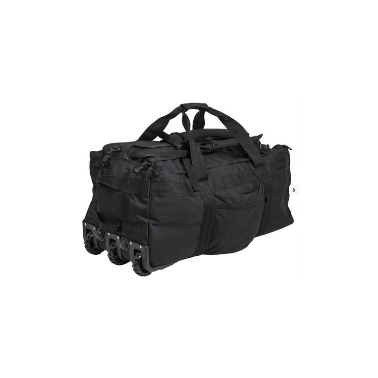 Borsone Trolley con ruote colore Nero MILTEC