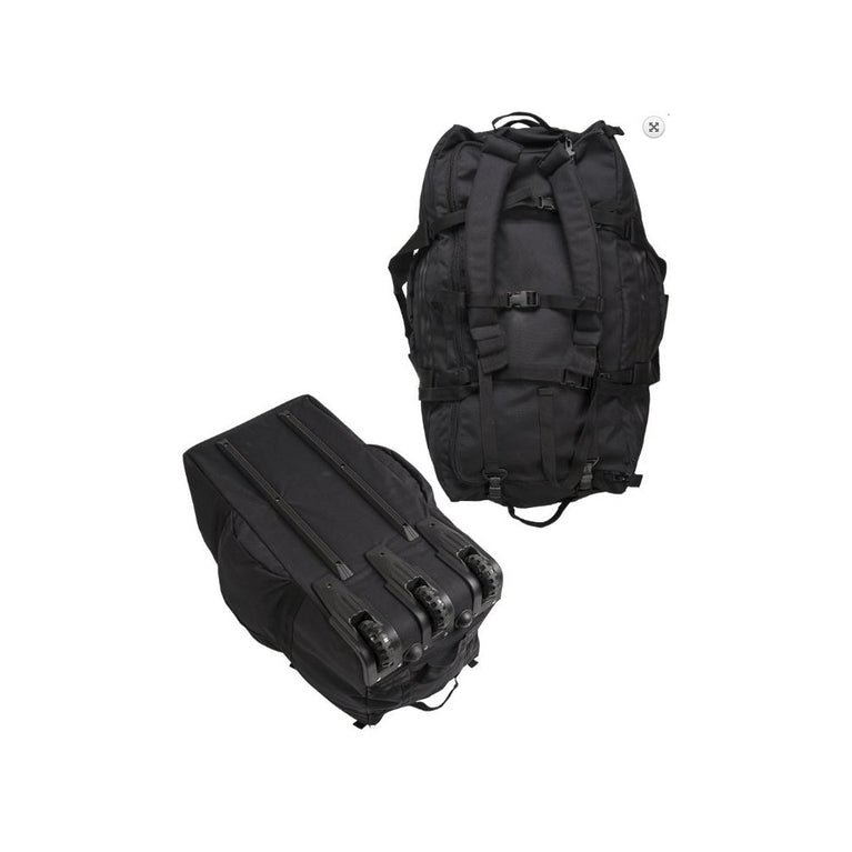Borsone Trolley con ruote colore Nero MILTEC