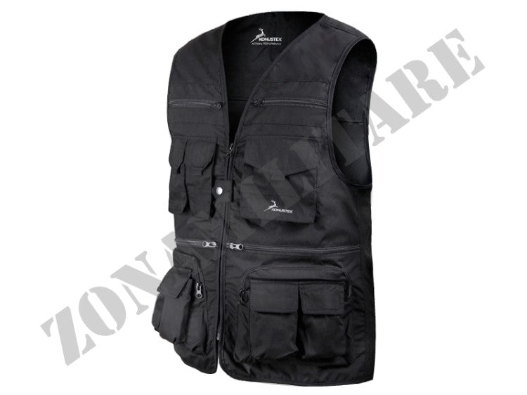 Gilet Multitasche Demox Konustex Colore Nero
