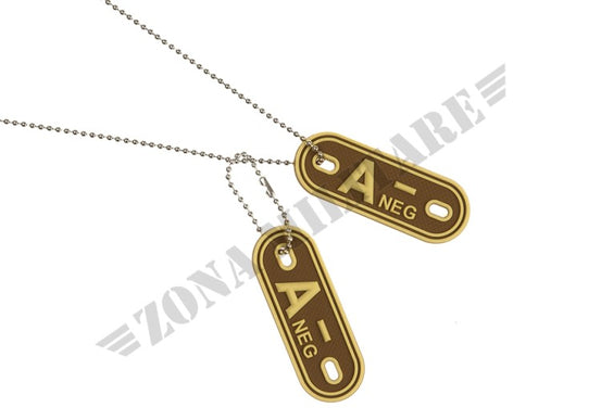 Piastrine Gommate Jtg Desert Gruppo A Negativo