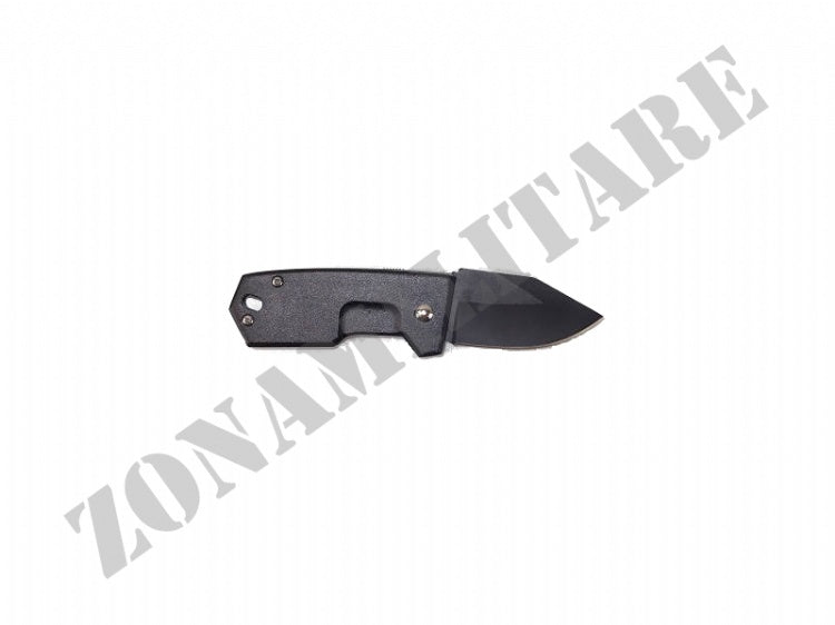 Coltellino Pocket Black Richiudibile Con Lama Liscia