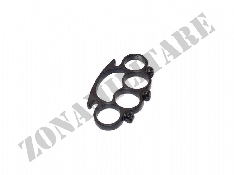 NOCCOLIERA NERA STONDATA CON TESCHI