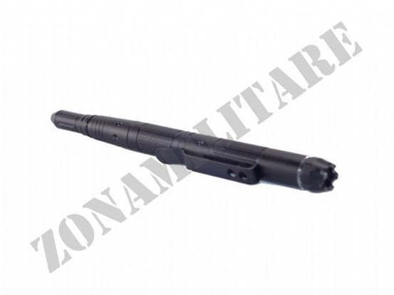 Penna Tattica Da Difesa Con Torcia E Rompi Vetro