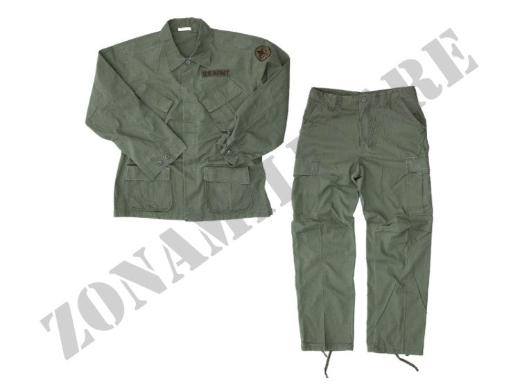 Mimetica Completa Giacca E Pantalone Vietnam Verde