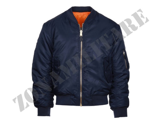 Giacca 101 Inc Bomber Ma-I Blue Version