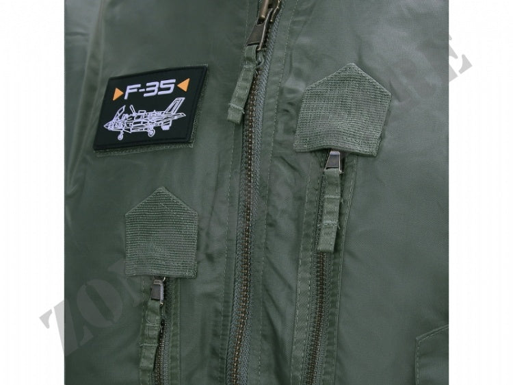 Giacca Bomber F-35 Flight Jacket Colore Verde