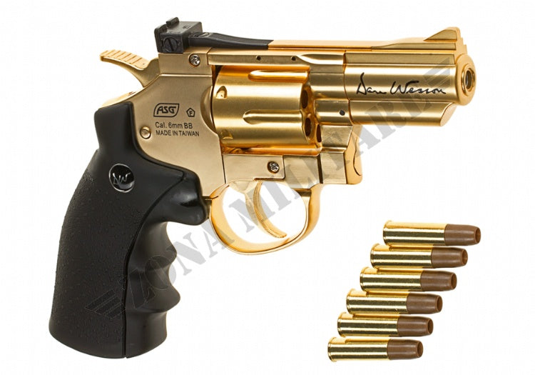 Revolver Dan Wesson 2.5 Inch Full Metal Co2 Gold