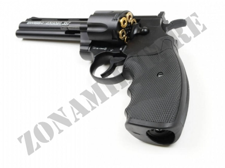 Revolver Python 357 Canna 4 Pollici Swiss Arms Cal 4.5 Pot<7.5 Joule