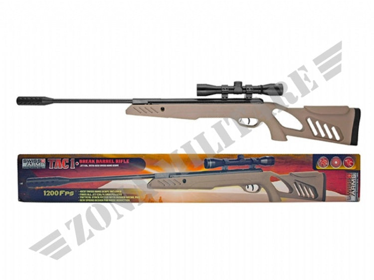 Carabina Swiss Arms Tac1 Tac + Ottica Cal.4.5