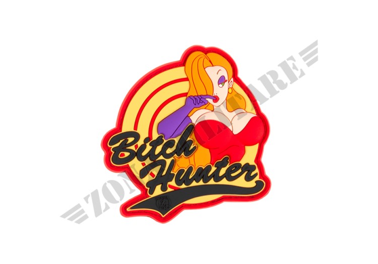 Patch Gommata Bitch Hunter Rubber Patch Jtg Color