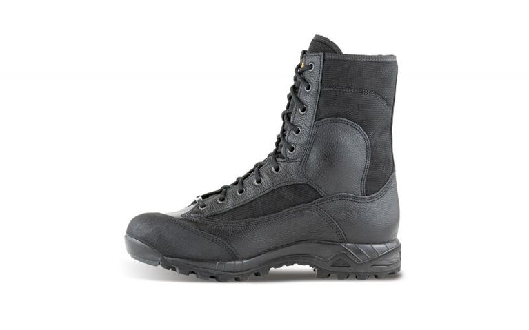 Anfibio Leopard Pelle Nero Crispi