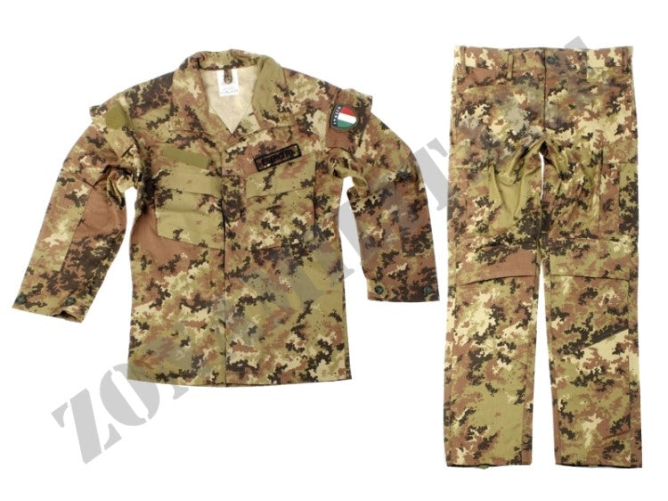 Uniforme Cbt Vegetato Con Stellette Trattamento Ir