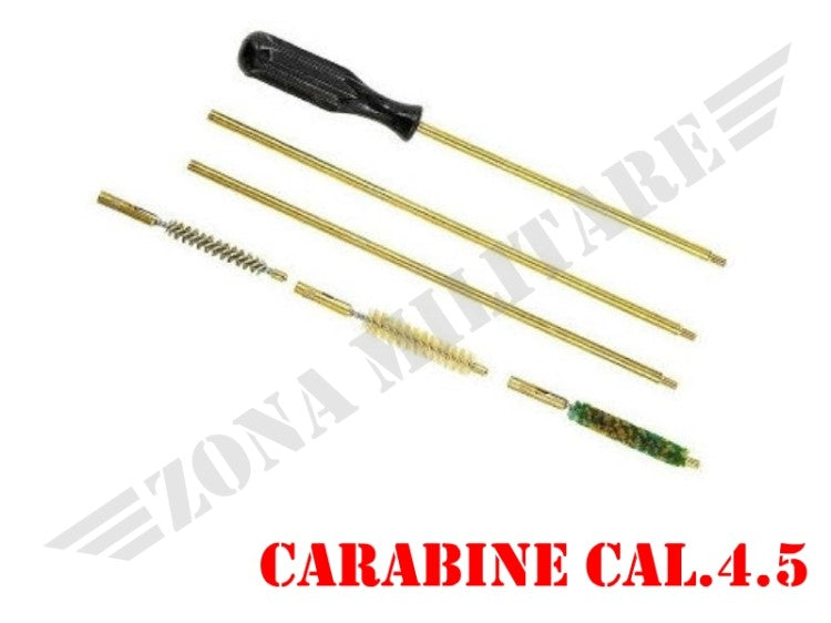 Kit Pulizia Per Carabine Cal.4.5 In Busta