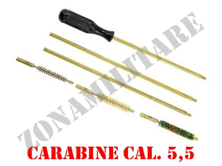 Kit Pulizia Per Carabine Cal.5.5 In Busta