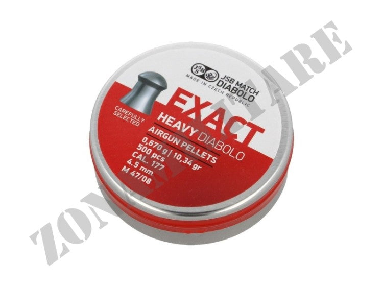 Piombini Jsb Exact Heavy Diabolo Cal. 4.52 Confezione Da 500Pcs